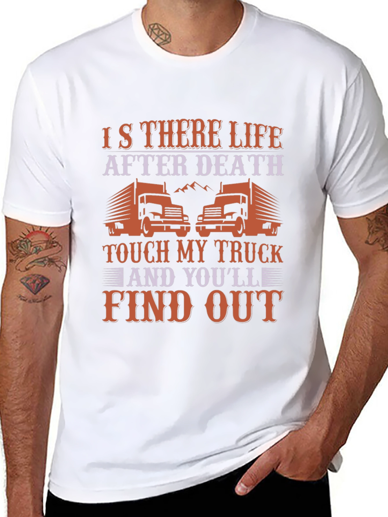 Trucker T-Shirt - Is There Life After Death?