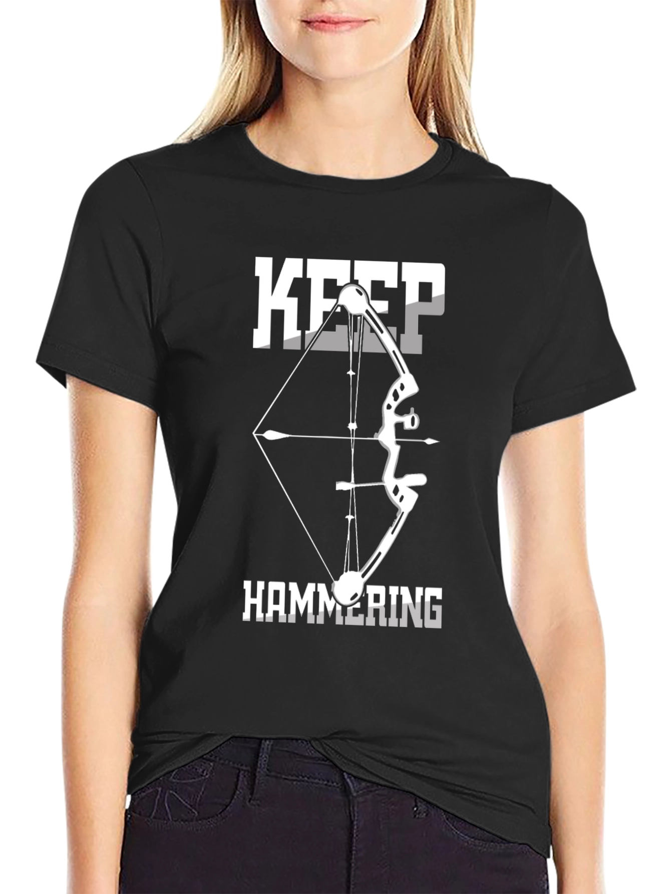 Keep Hammering Bow Hunting T-Shirt