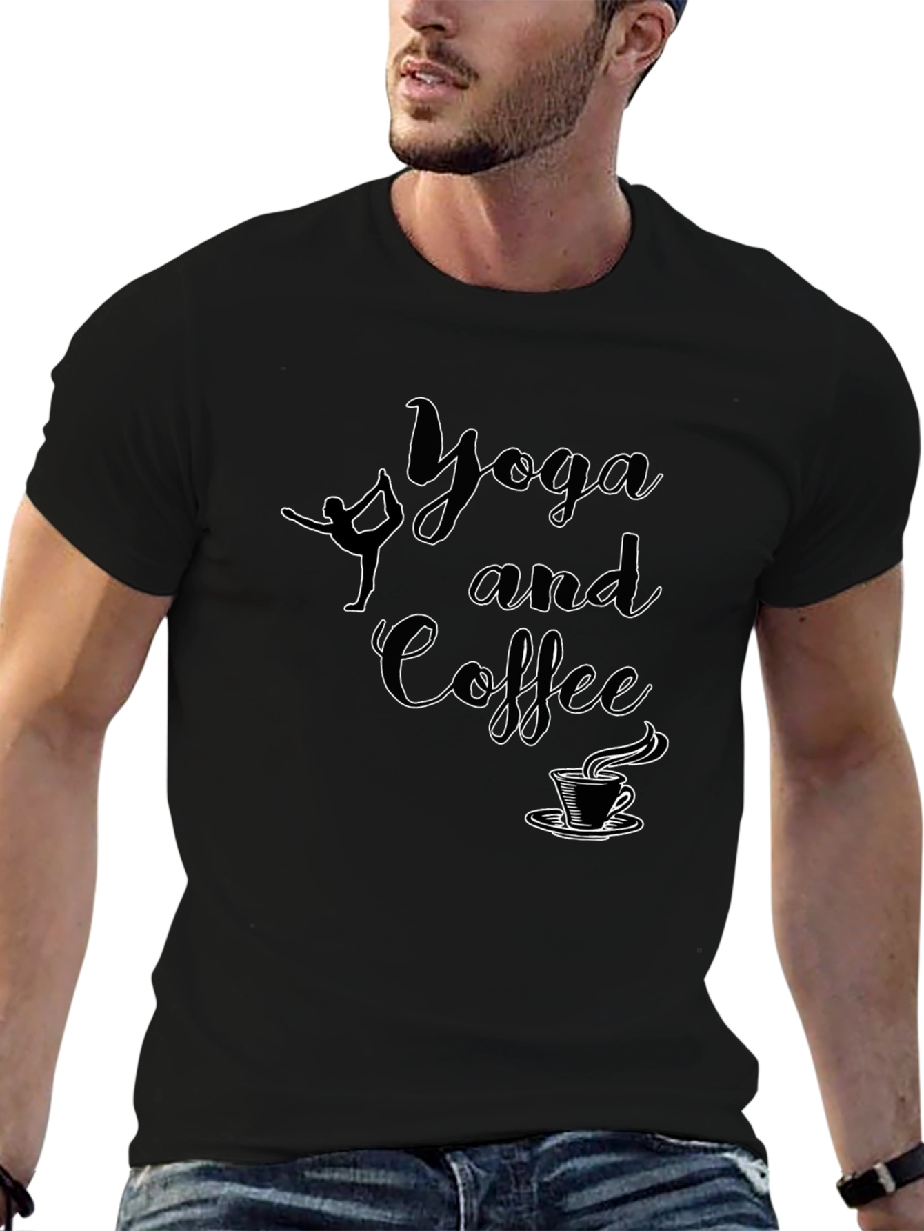 Yoga & Coffee T-Shirt - Relaxed Fit
