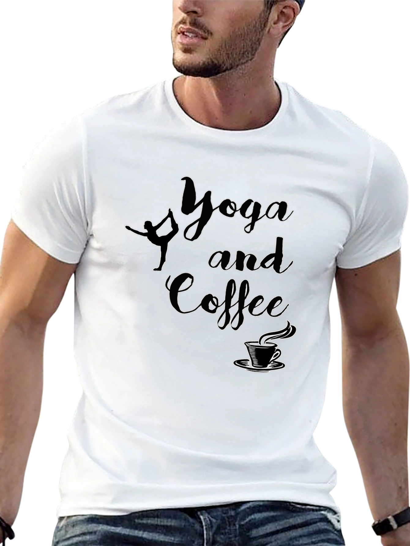 Yoga & Coffee T-Shirt - Relaxed Fit