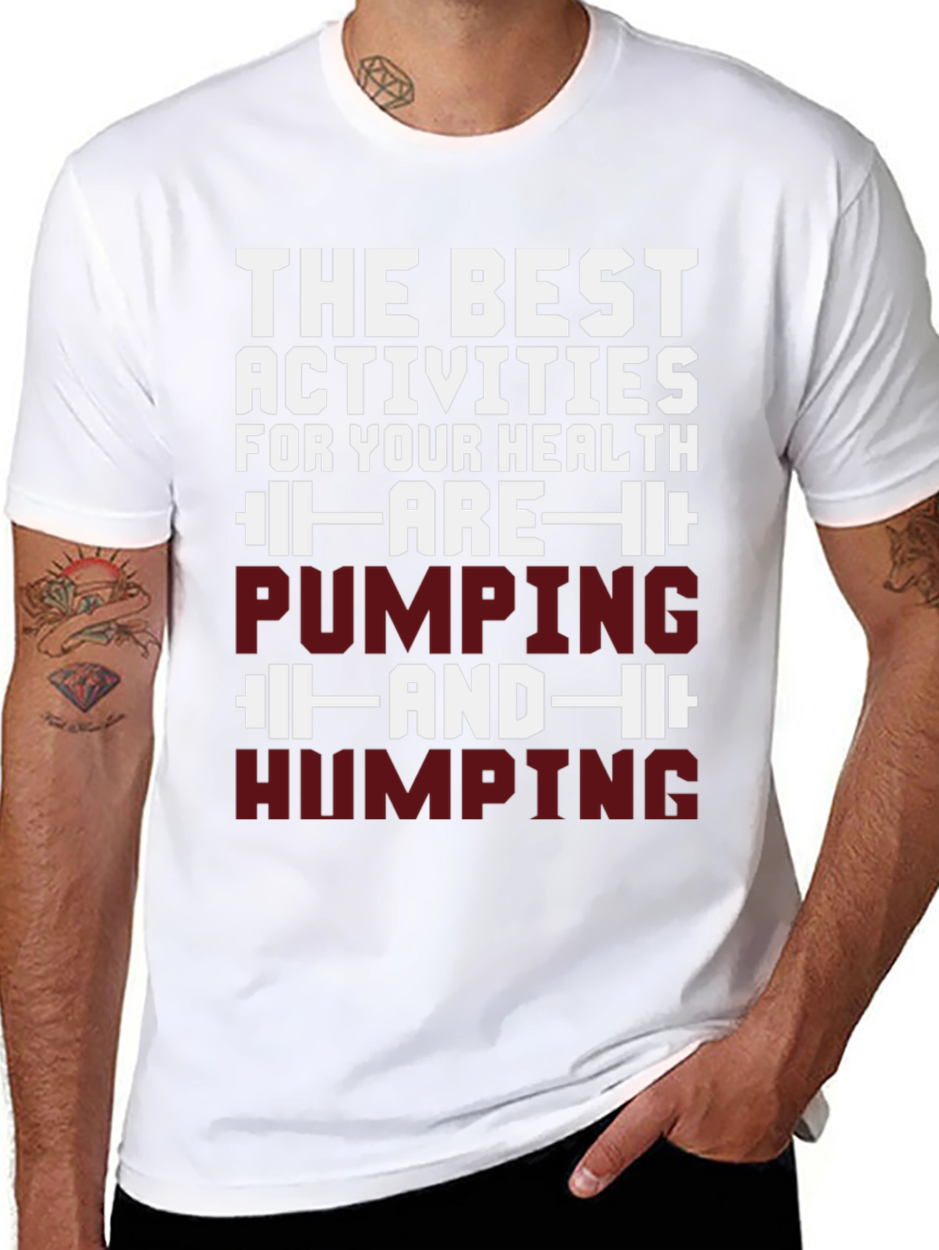 Funny Pumping and Humping Health T-Shirt