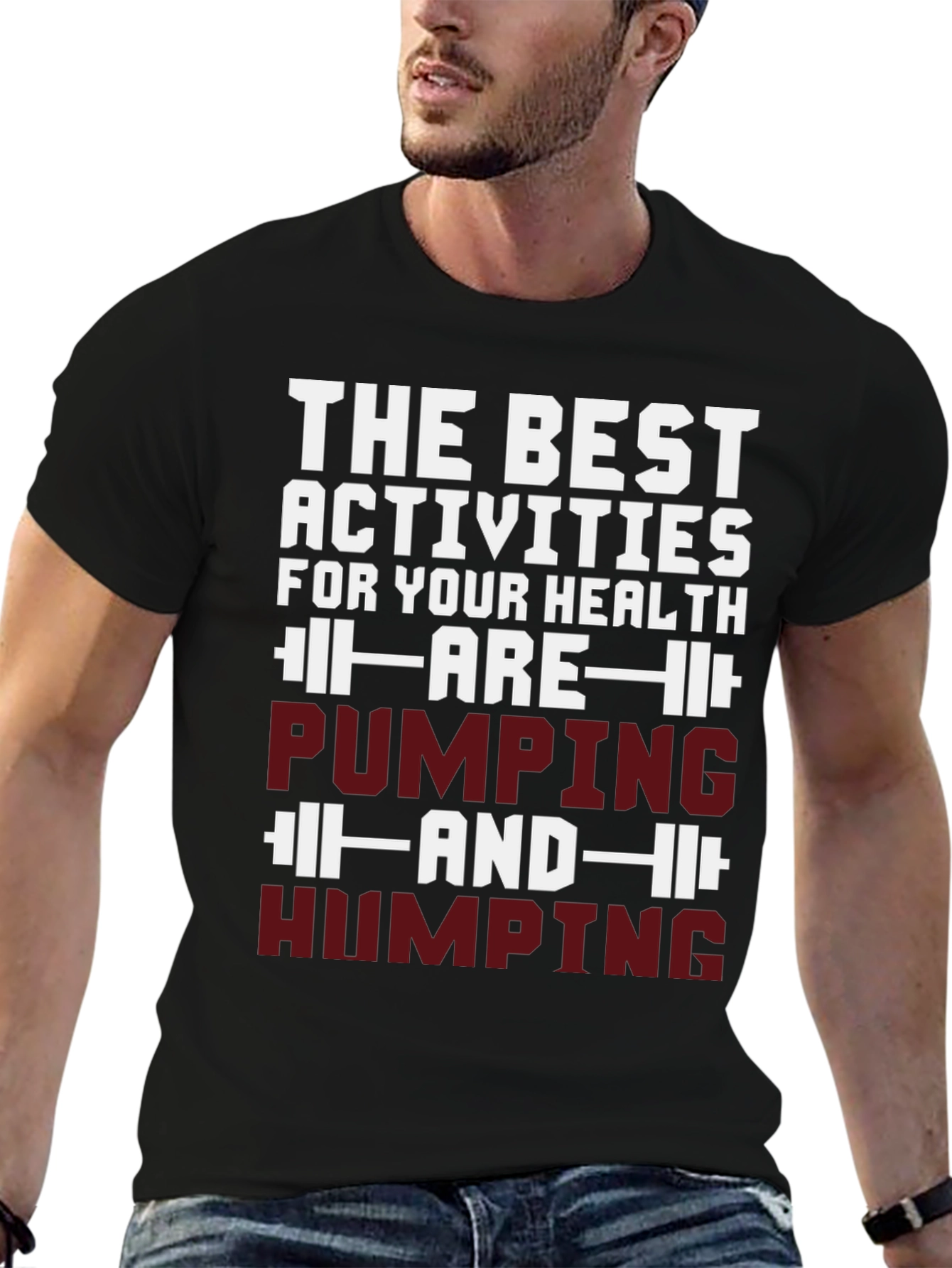 Funny Pumping and Humping Health T-Shirt