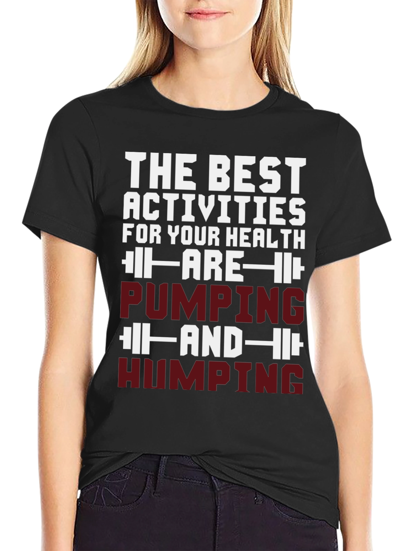 Funny Pumping and Humping Health T-Shirt