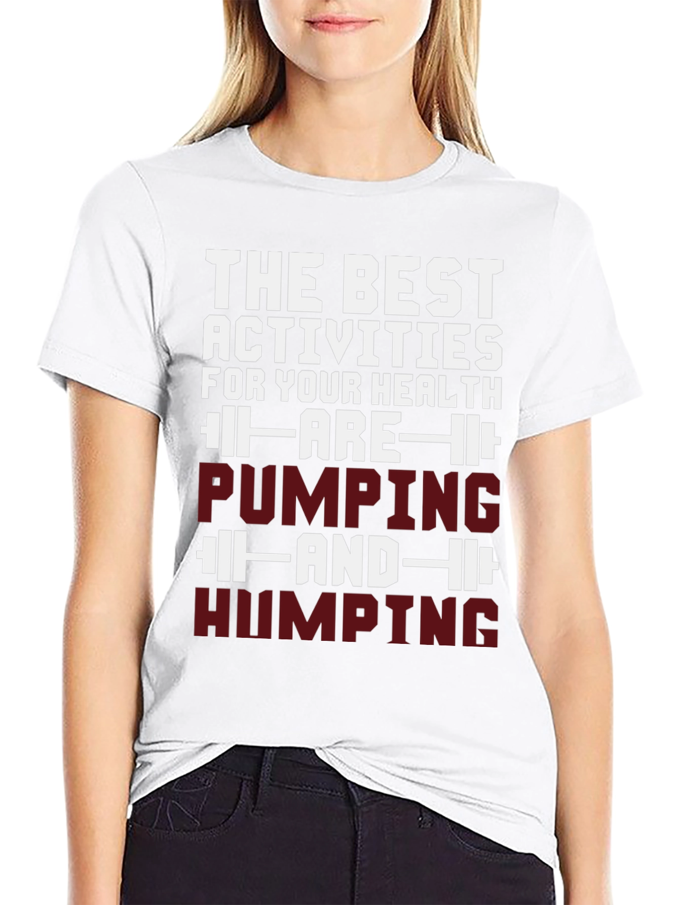 Funny Pumping and Humping Health T-Shirt