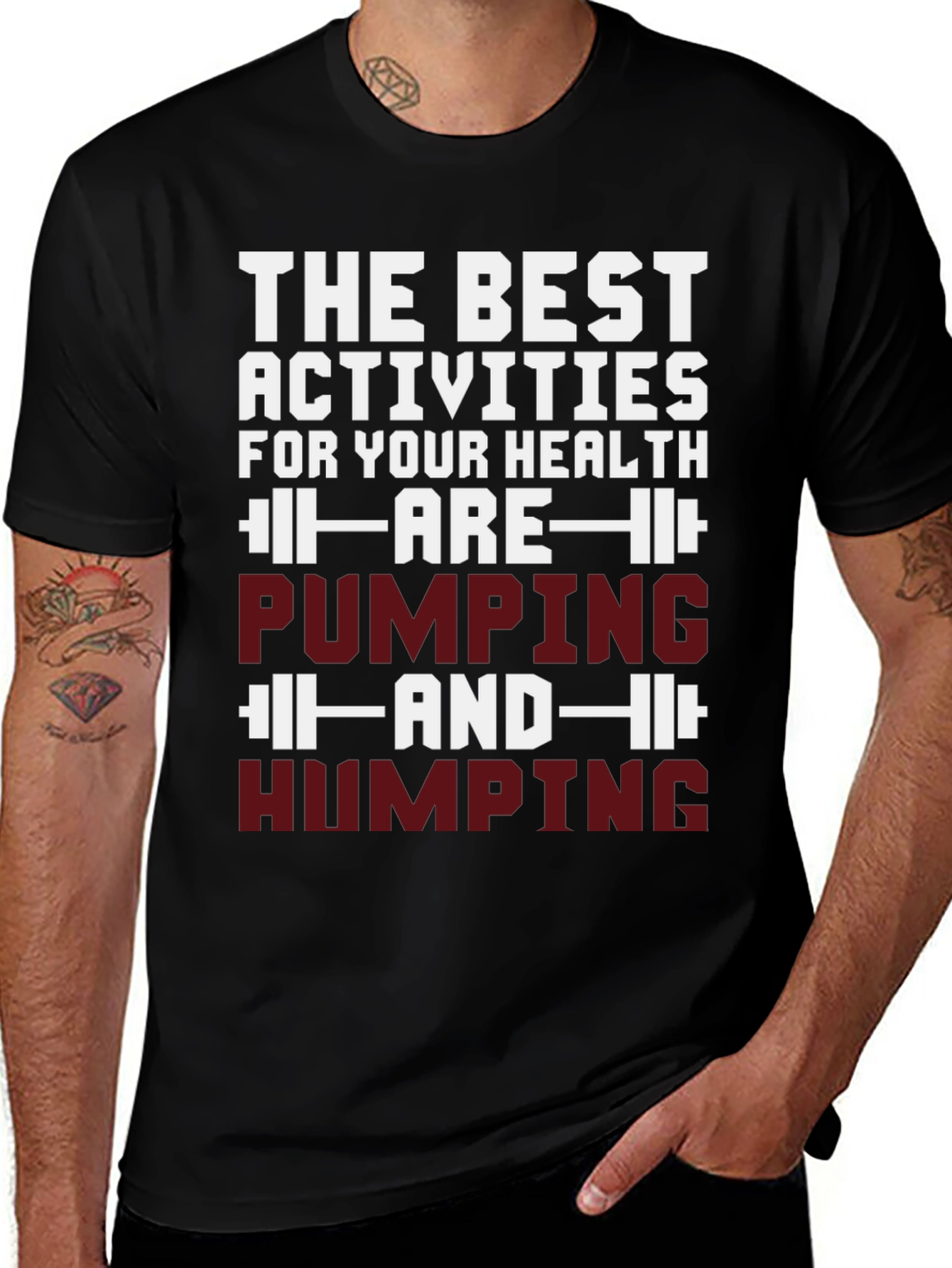 Funny Pumping and Humping Health T-Shirt