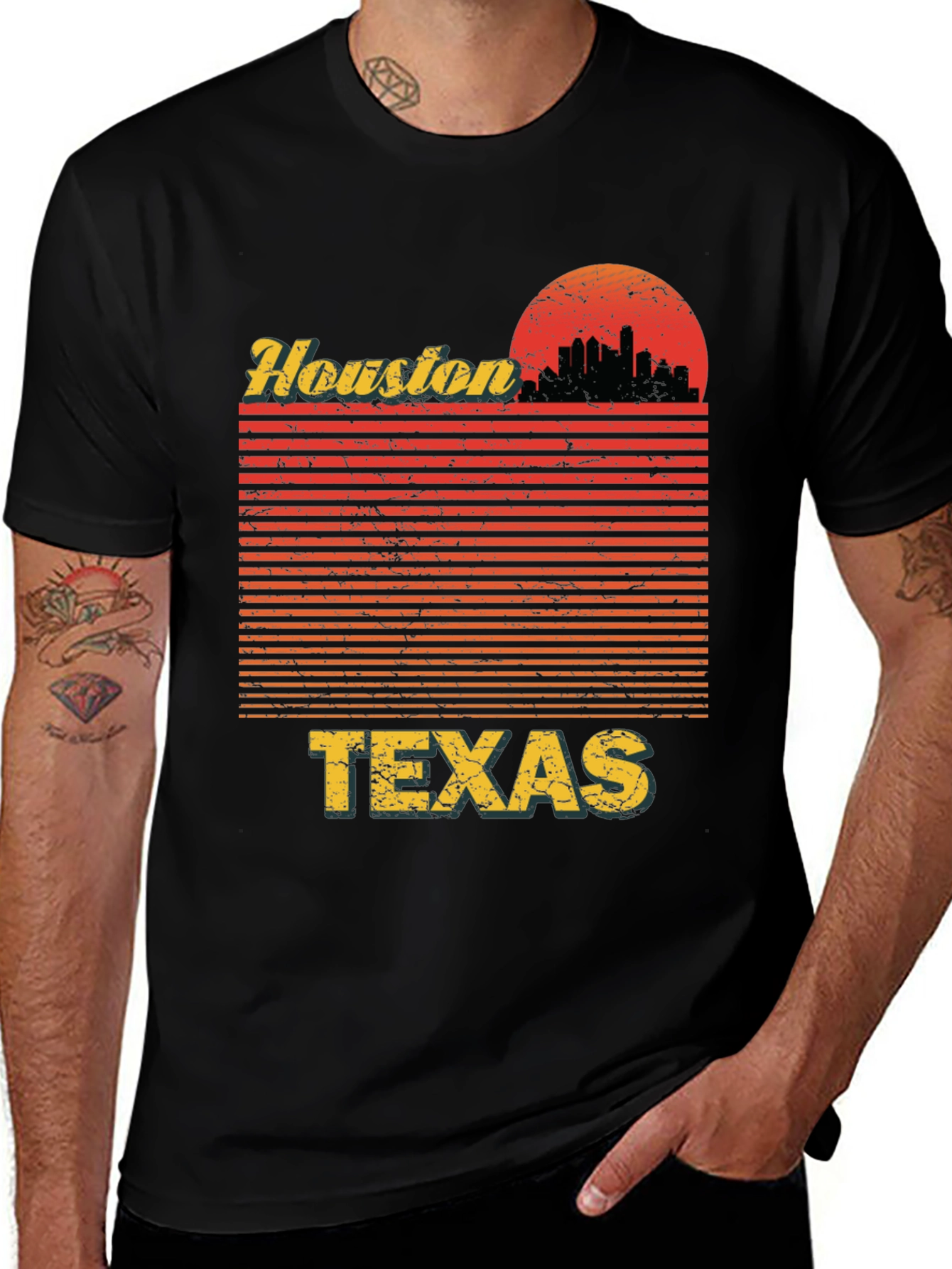 Houston Texas Retro Graphic Tee