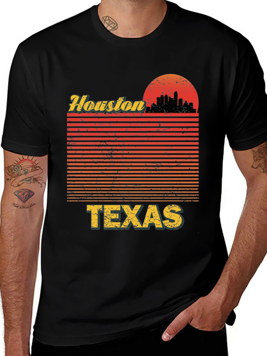 Houston Texas Retro Graphic Tee