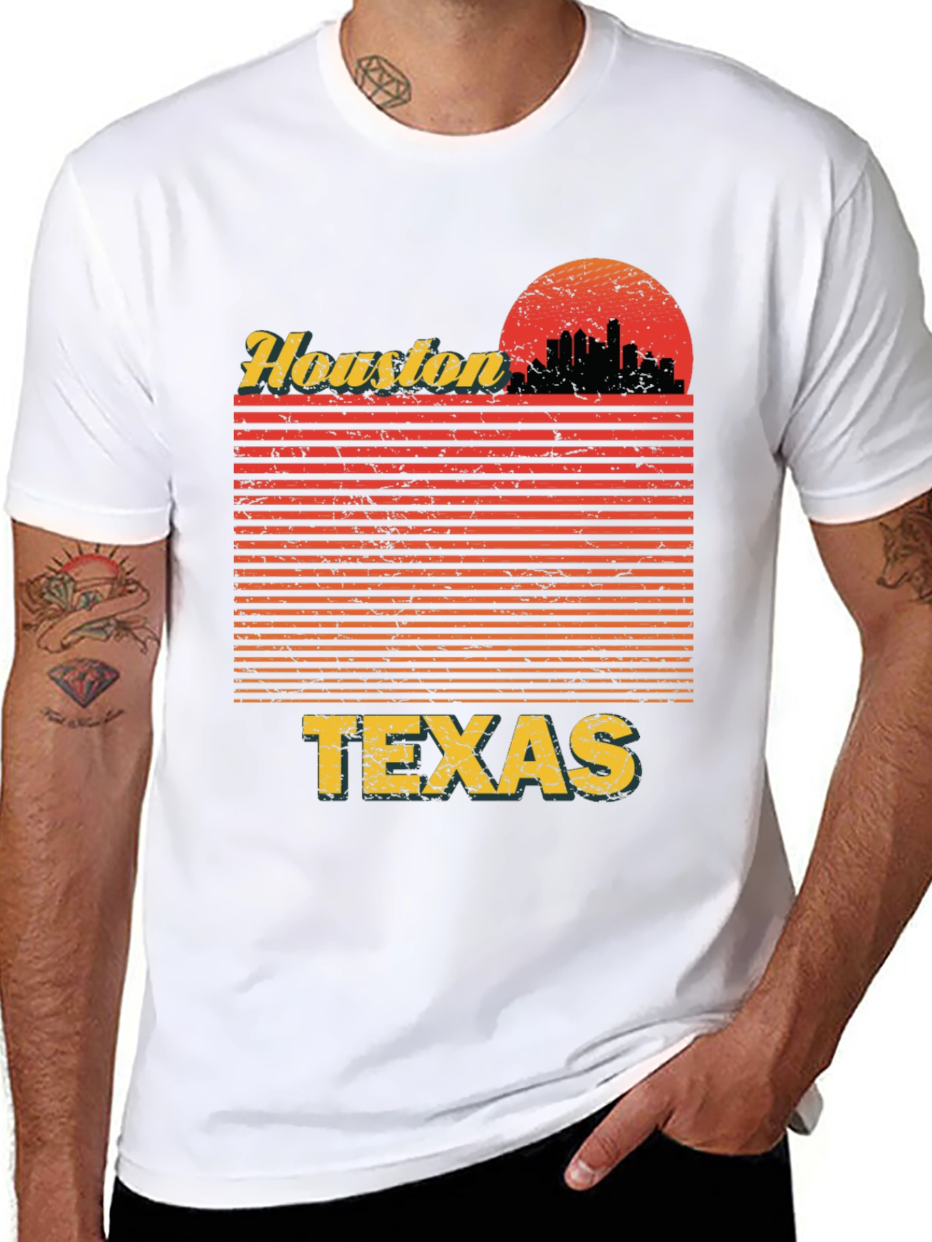Houston Texas Retro Graphic Tee