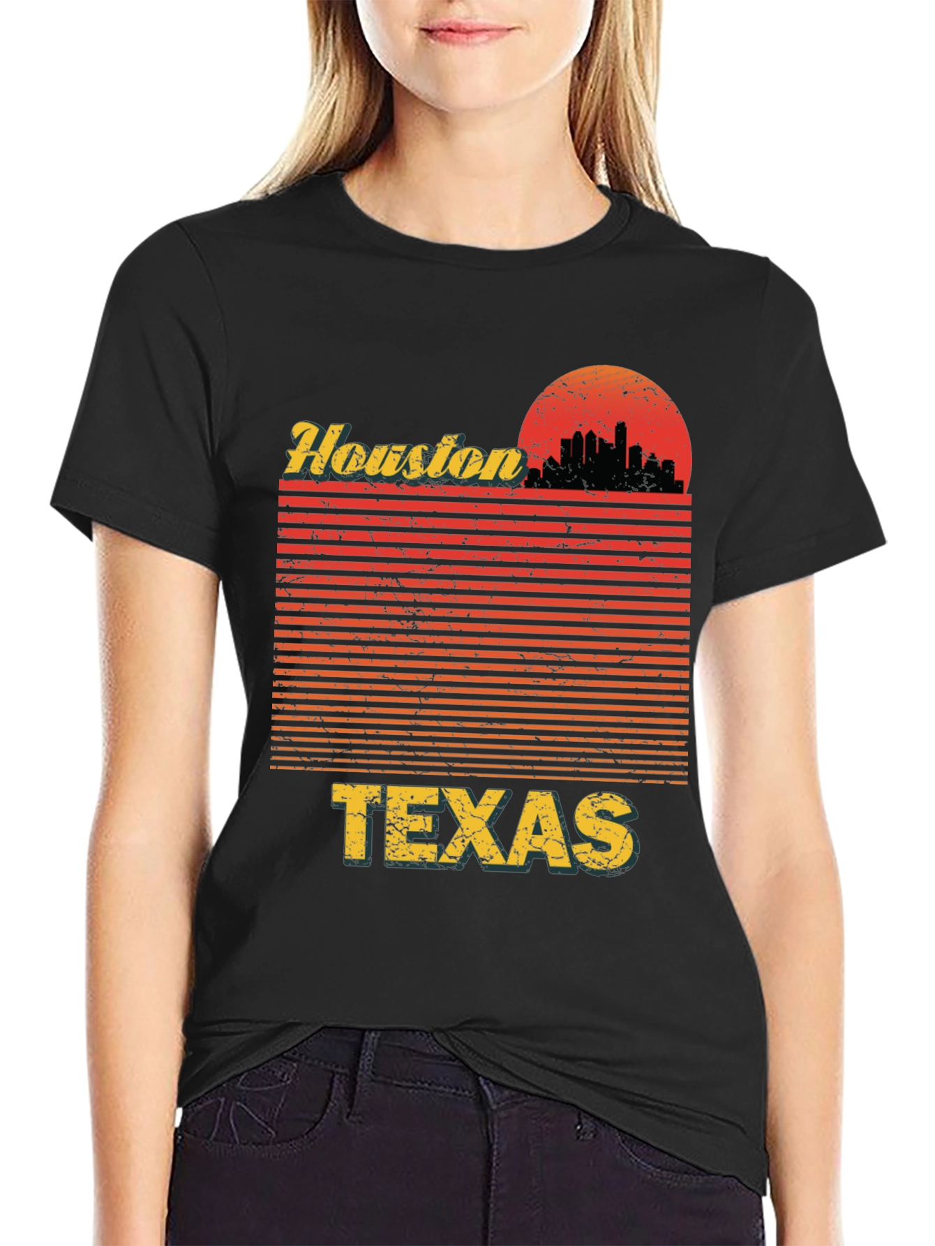 Houston Texas Retro Graphic Tee