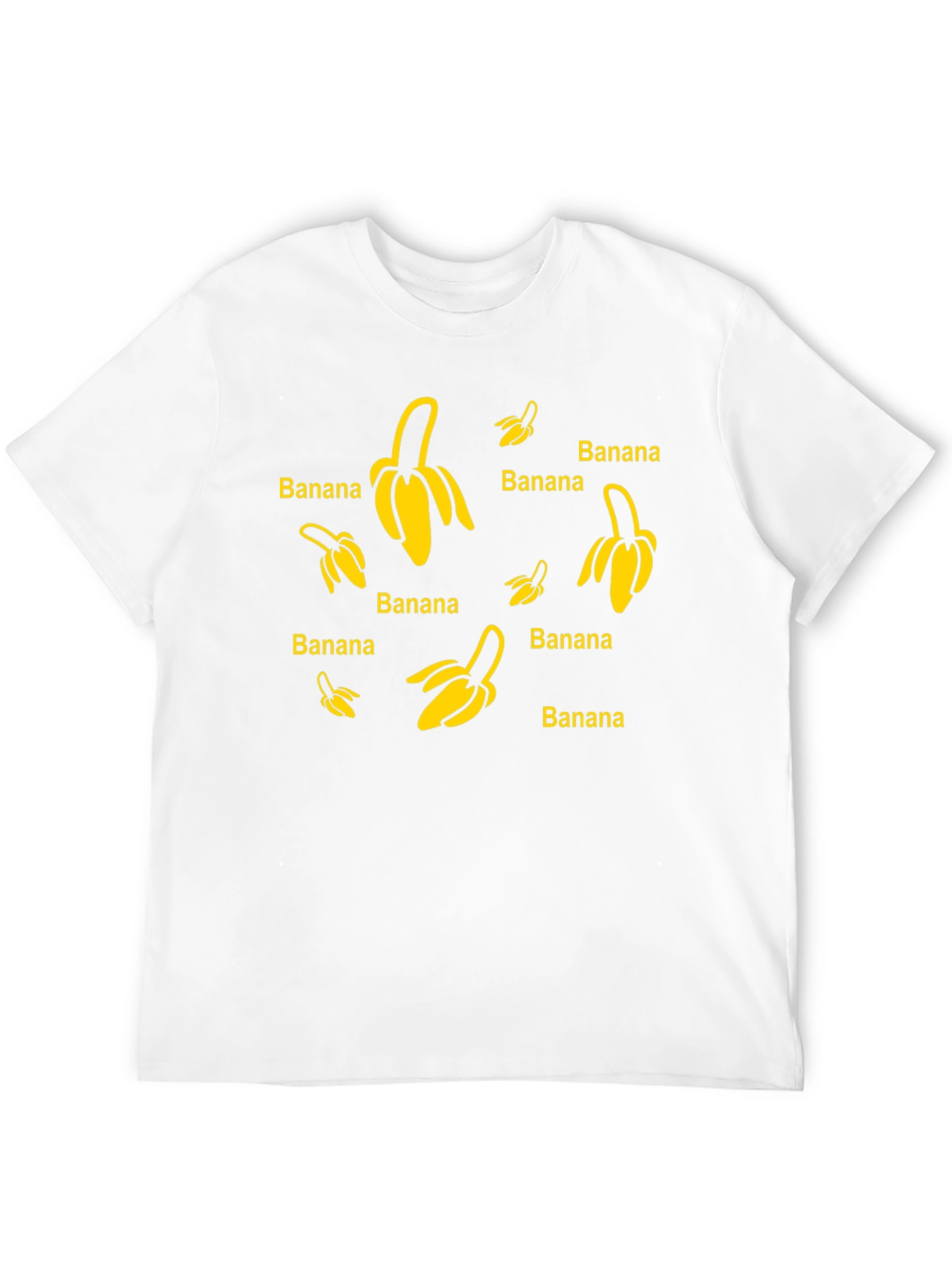 Banana Pattern Graphic T-Shirt - Trendy & Unique