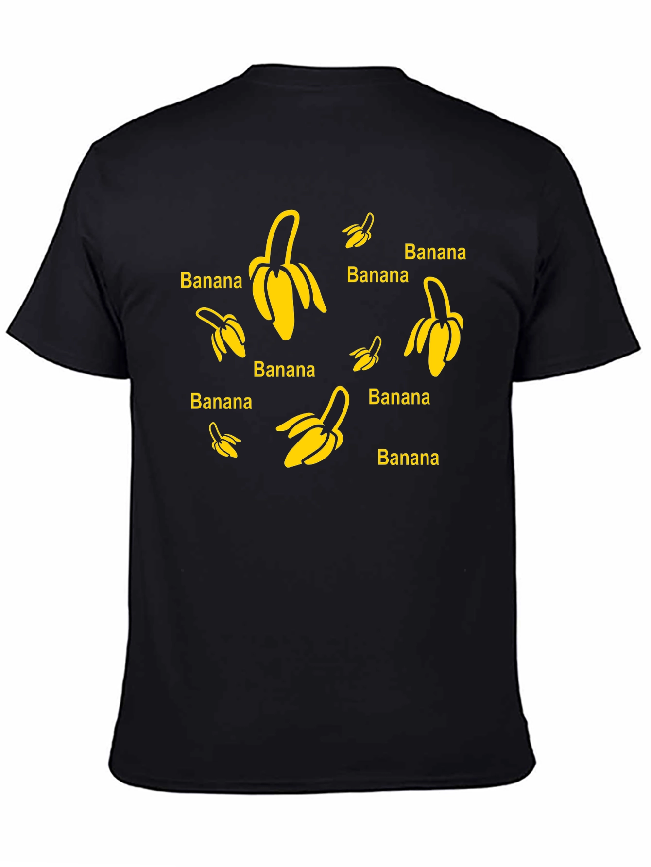 Banana Pattern Graphic T-Shirt - Trendy & Unique