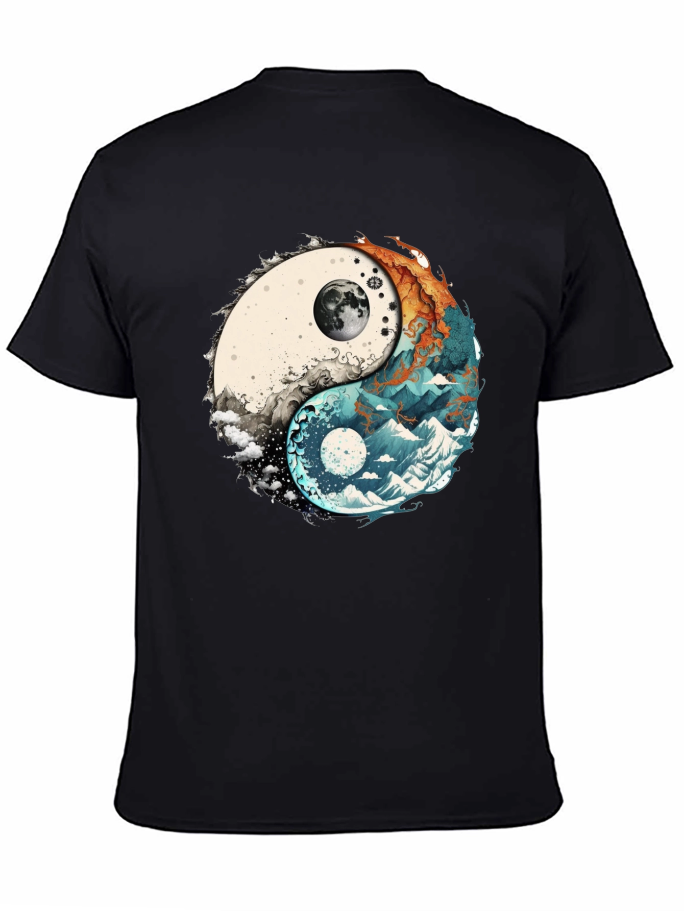 Yin Yang Nature Graphic Tee