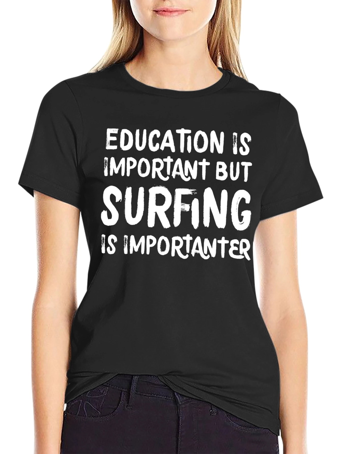 Funny Surfing is Importanter T-Shirt