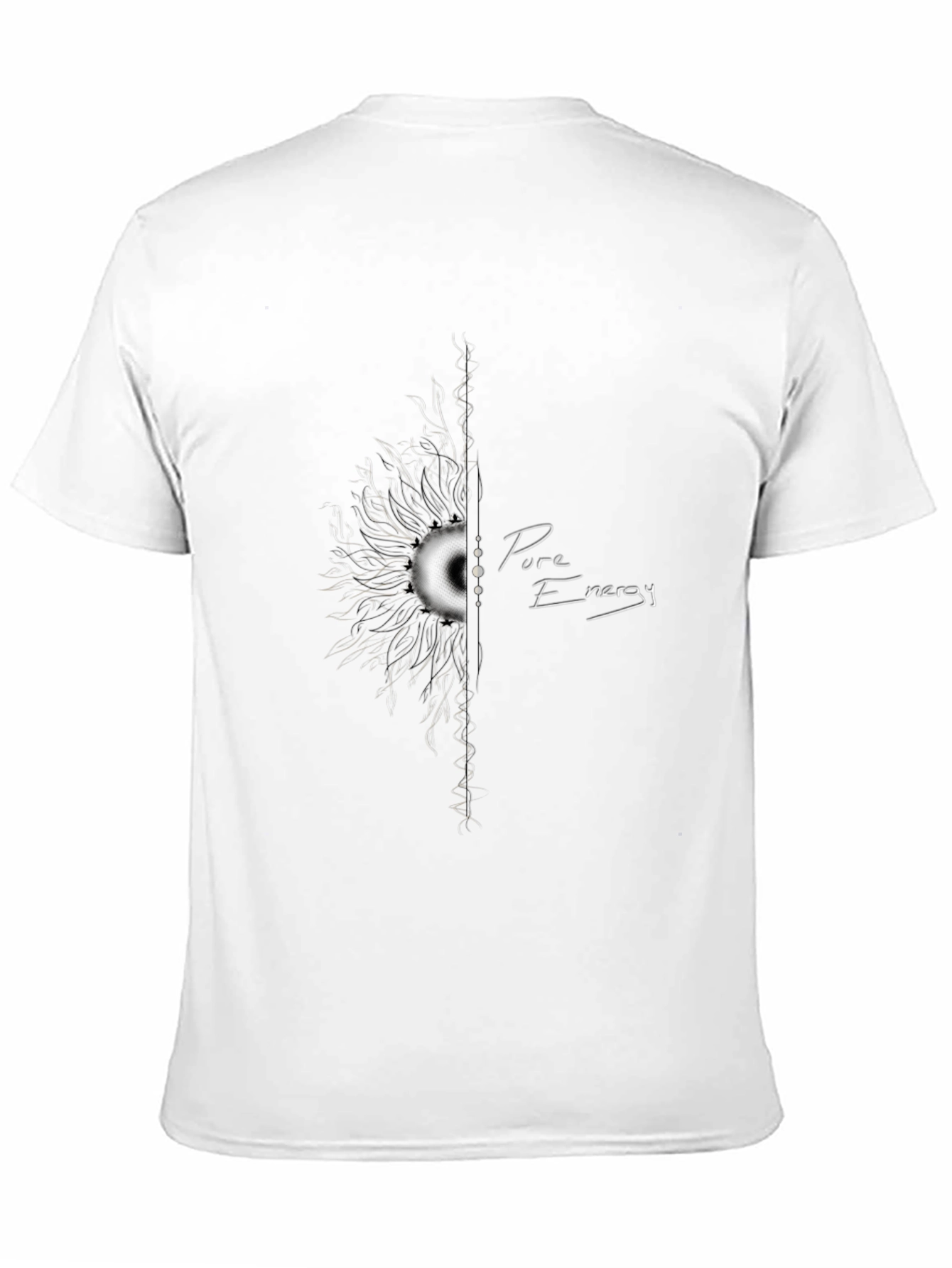 Pure Energy Graphic Black T-Shirt