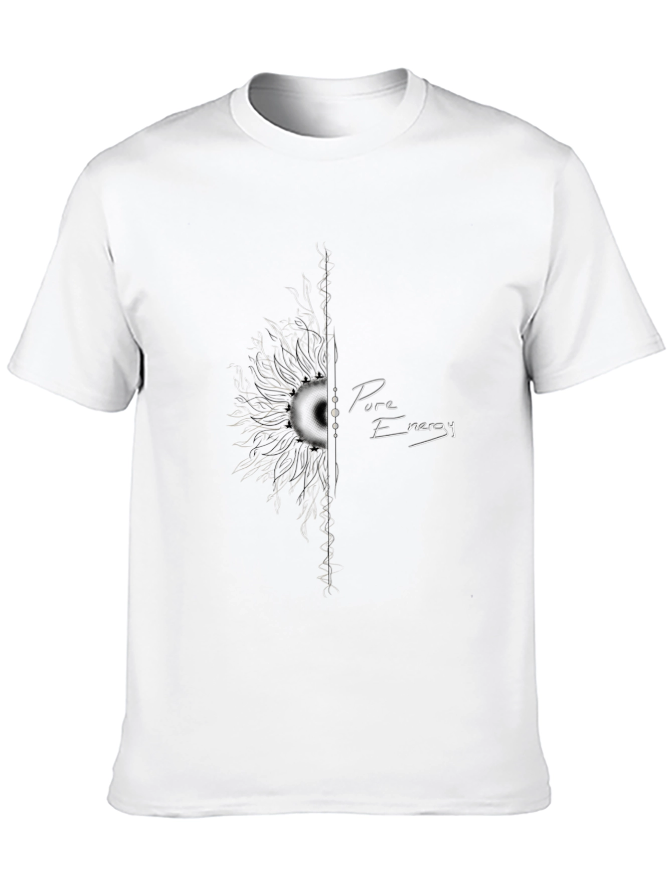 Pure Energy Graphic Black T-Shirt