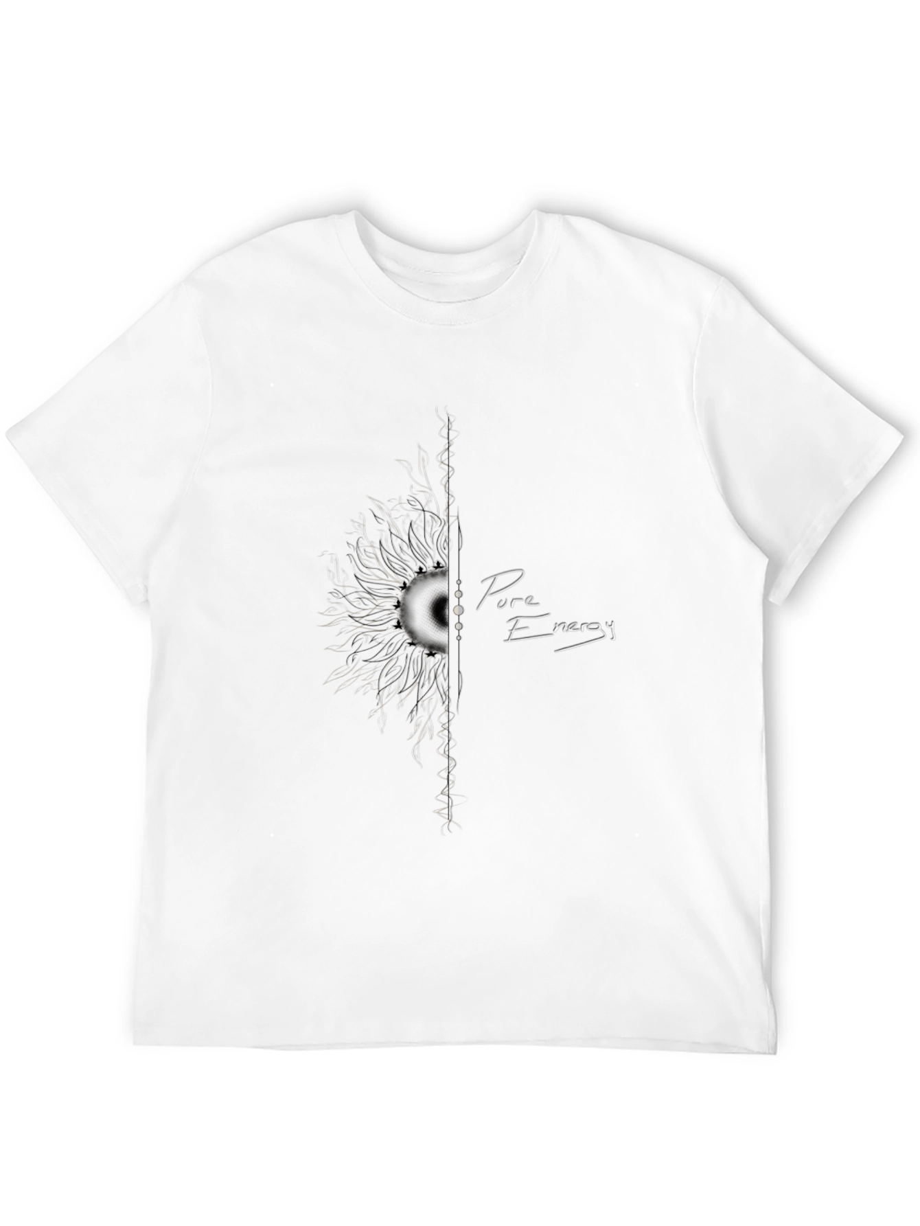 Pure Energy Graphic Black T-Shirt