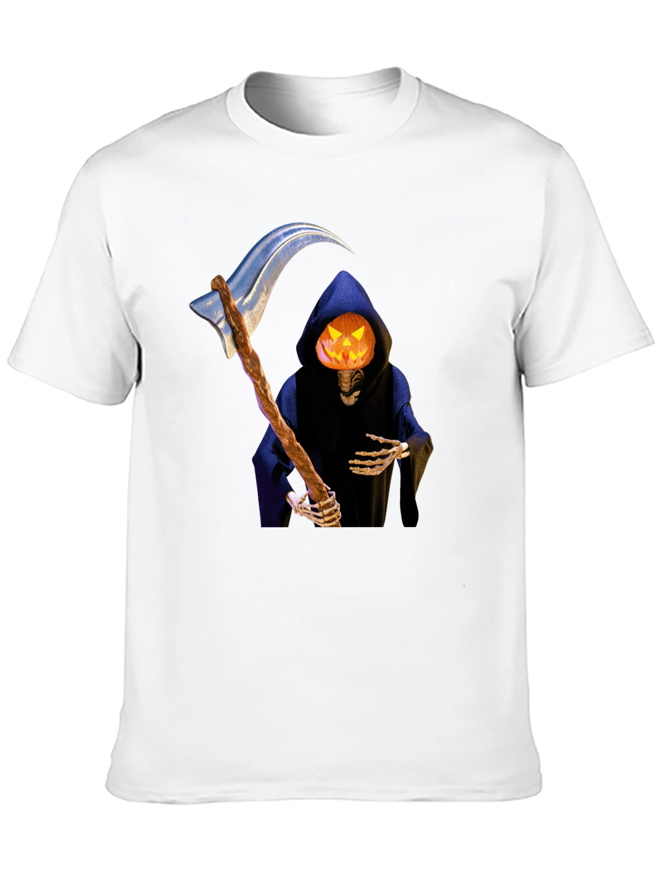 Grim Reaper Pumpkin Head T-Shirt
