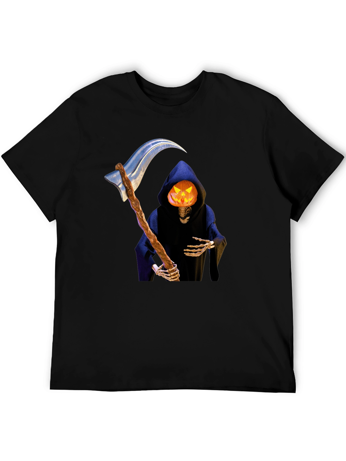 Grim Reaper Pumpkin Head T-Shirt
