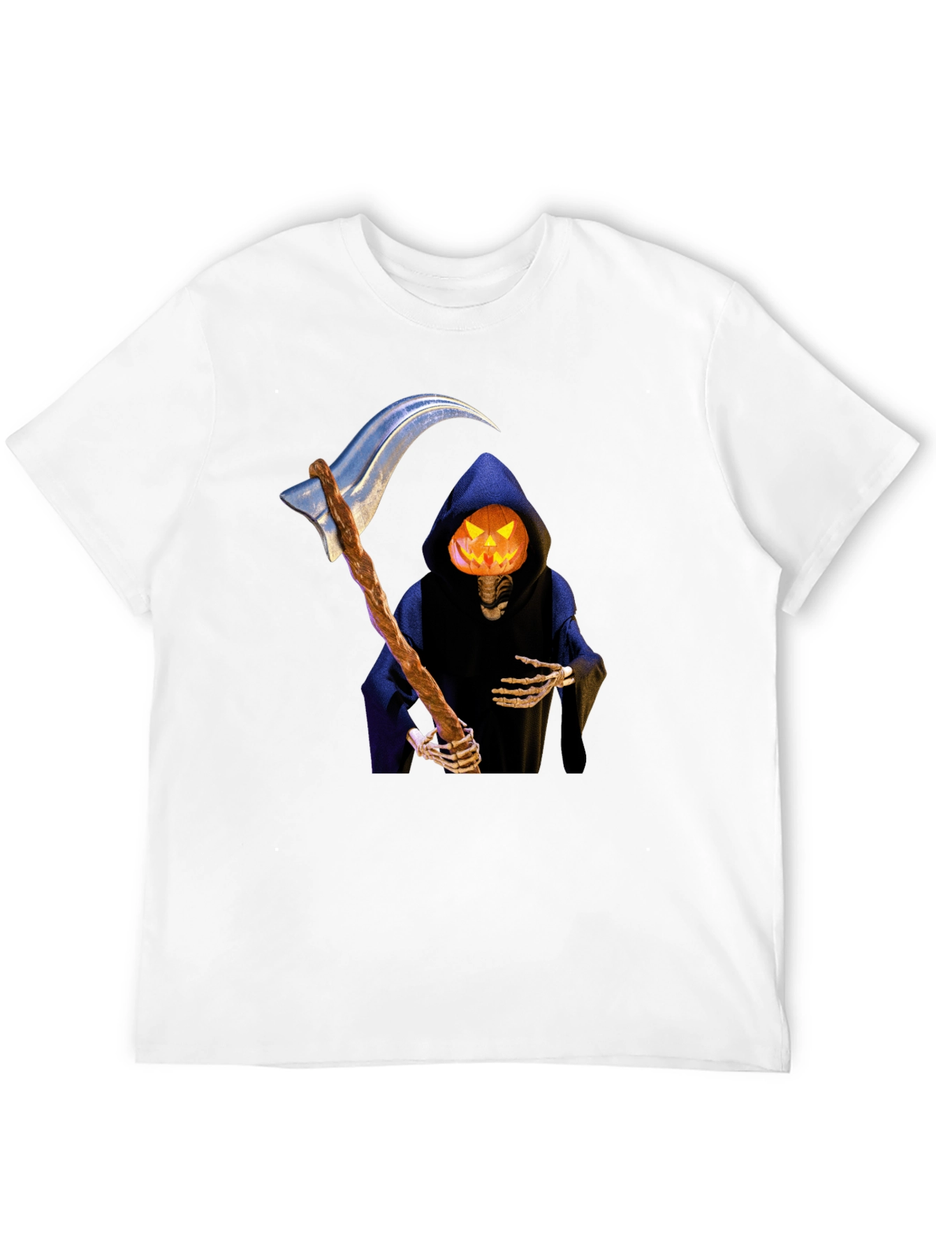 Grim Reaper Pumpkin Head T-Shirt