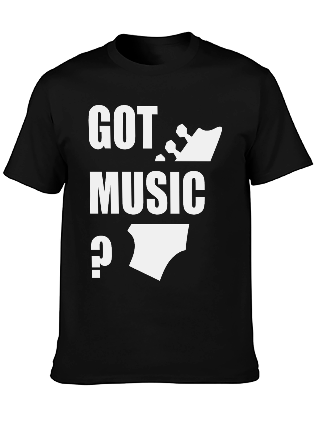 Got Music? Black T-Shirt Graphic Tee