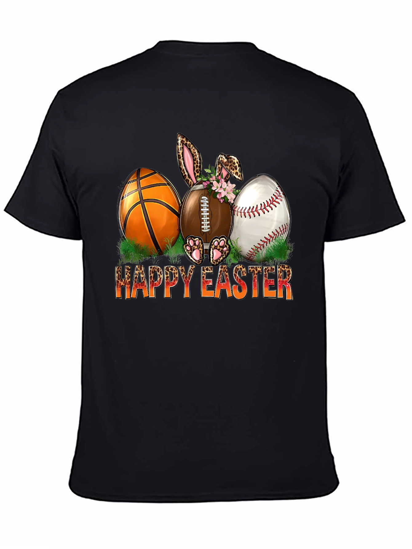 Happy Easter Sports Ball Bunny T-Shirt
