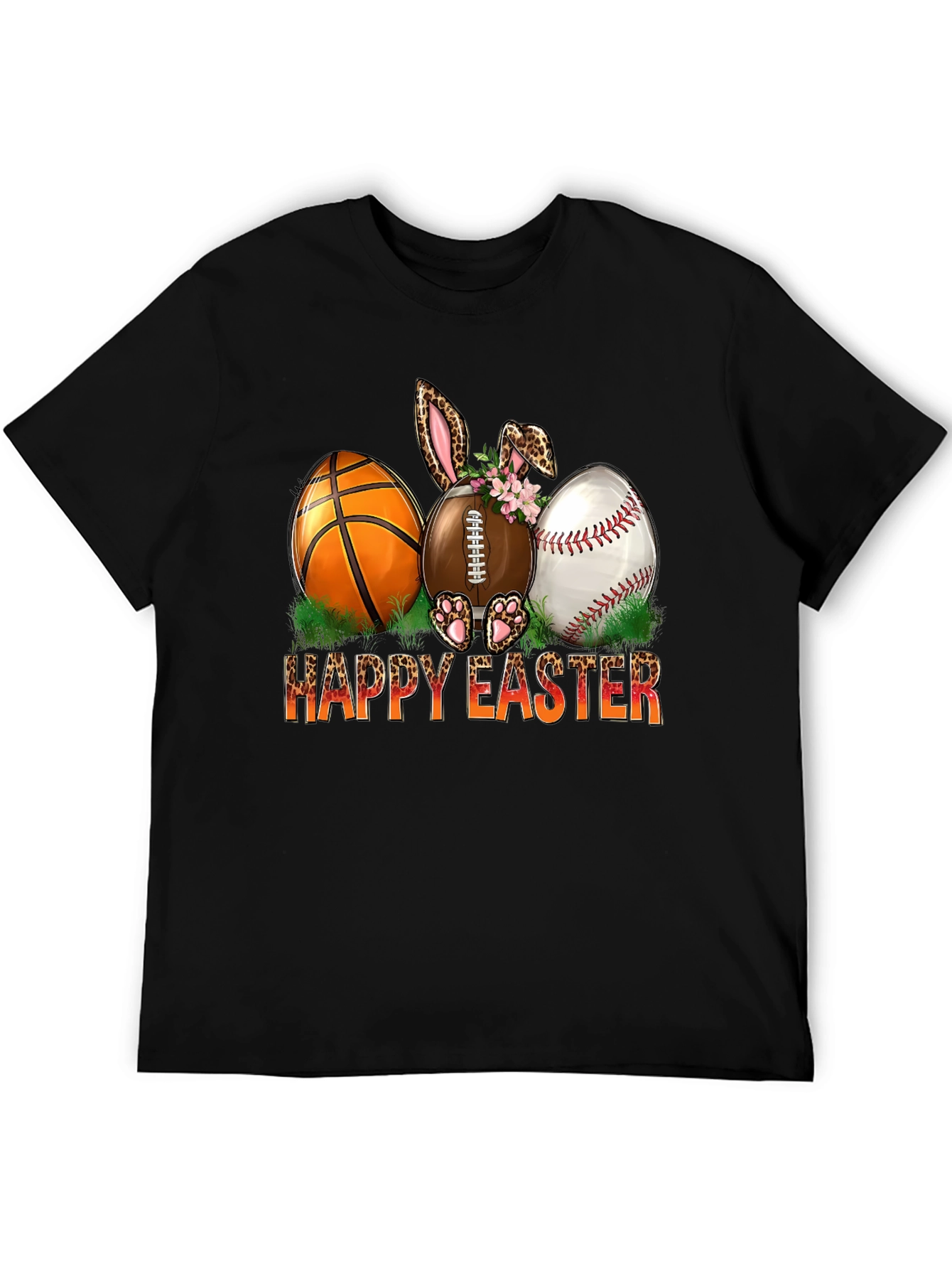 Happy Easter Sports Ball Bunny T-Shirt