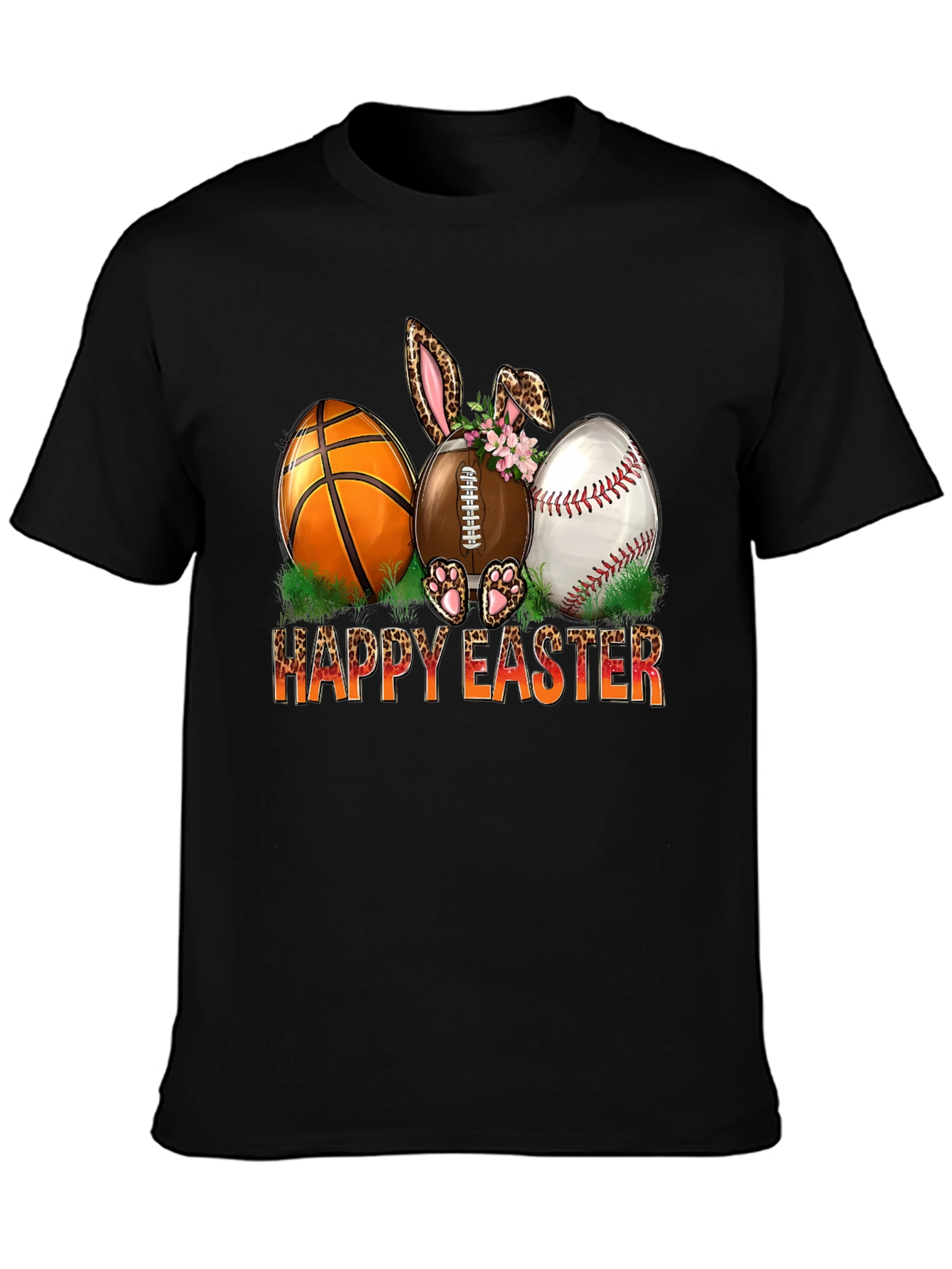 Happy Easter Sports Ball Bunny T-Shirt