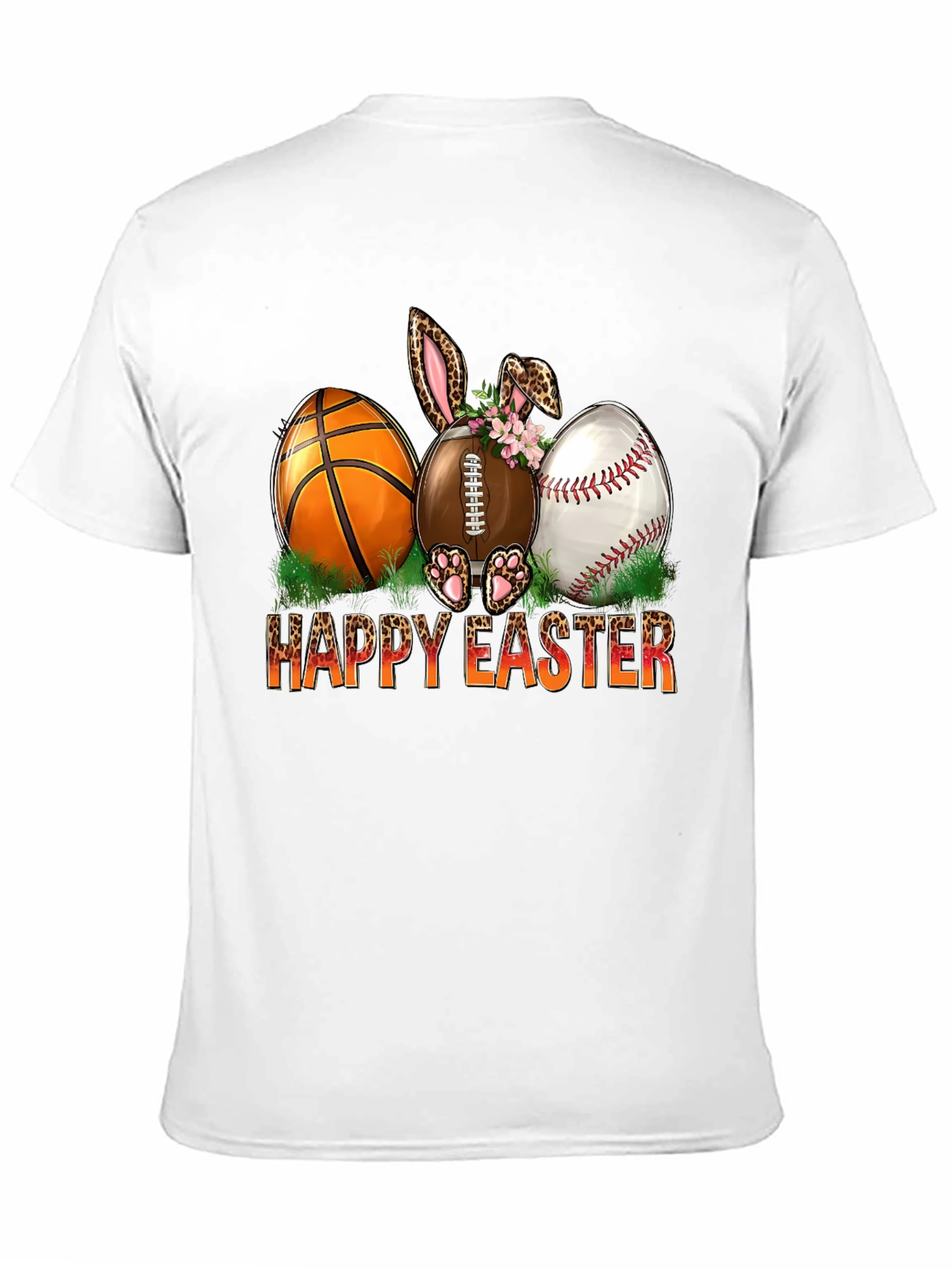 Happy Easter Sports Ball Bunny T-Shirt