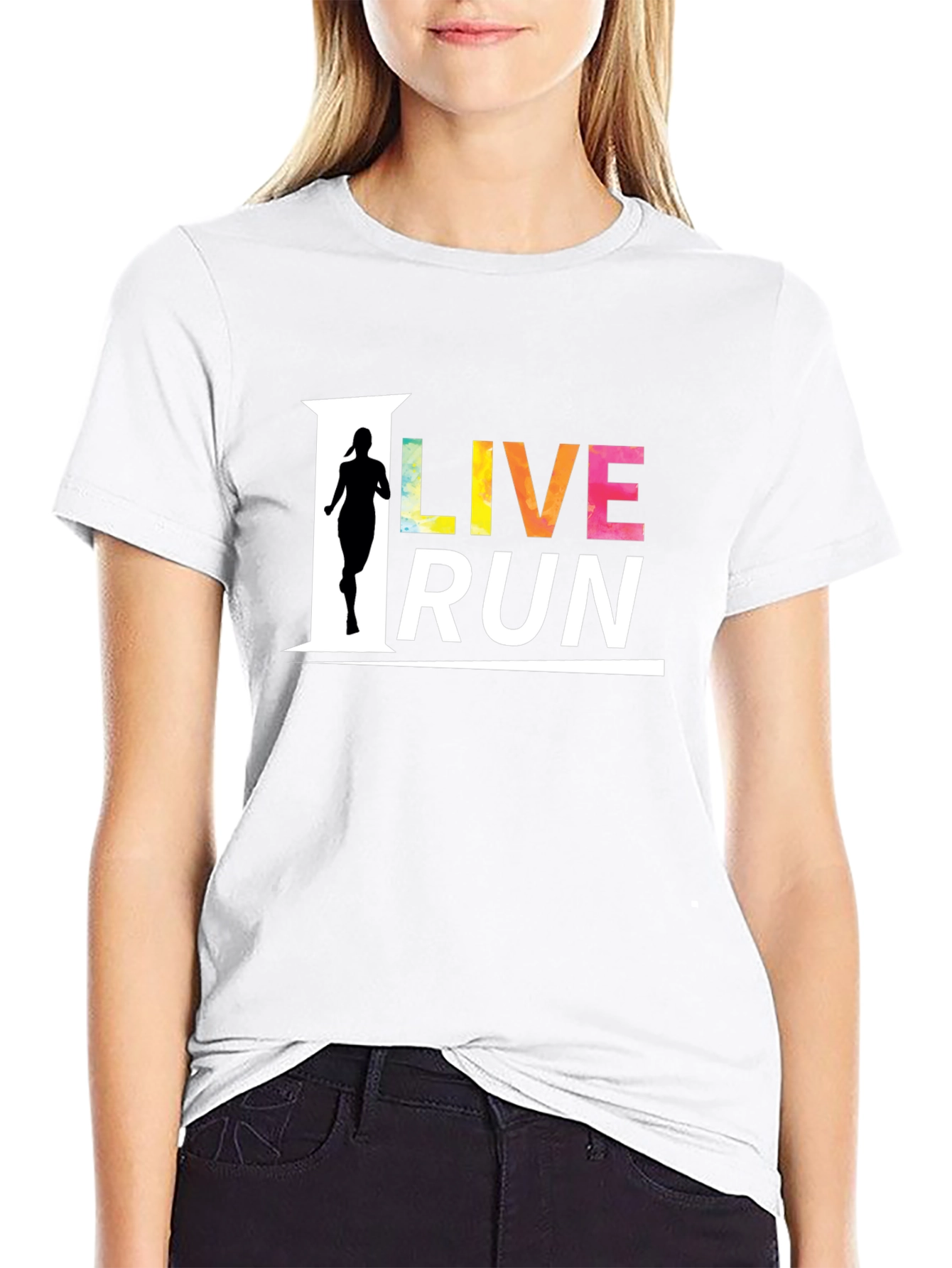 Live Run Graphic Tee - Activewear T-Shirt