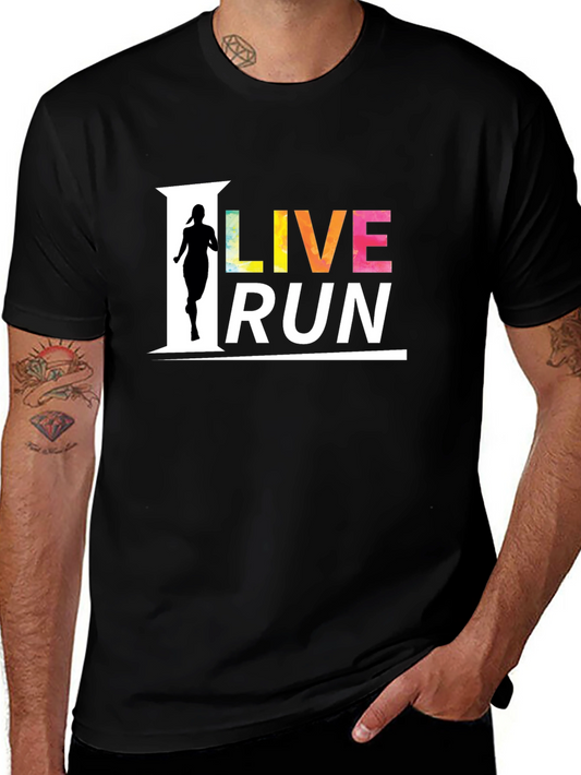 Live Run Graphic Tee - Activewear T-Shirt