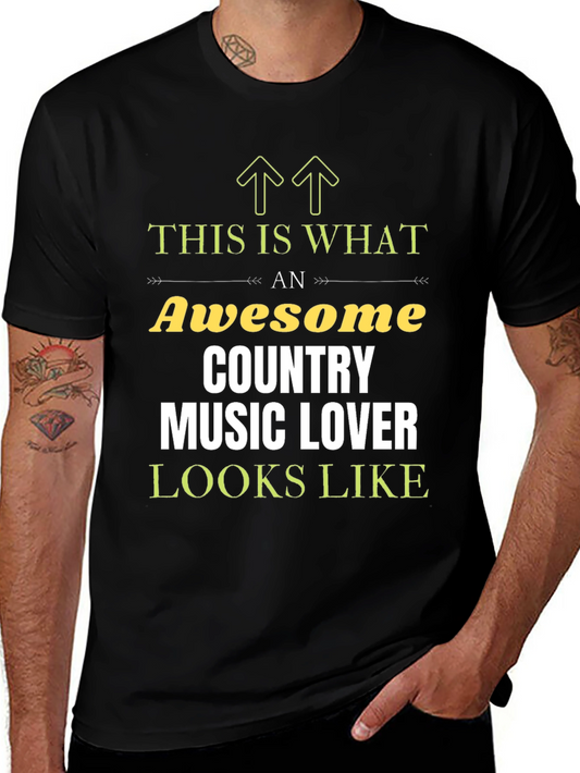Awesome Country Music Lover T-Shirt