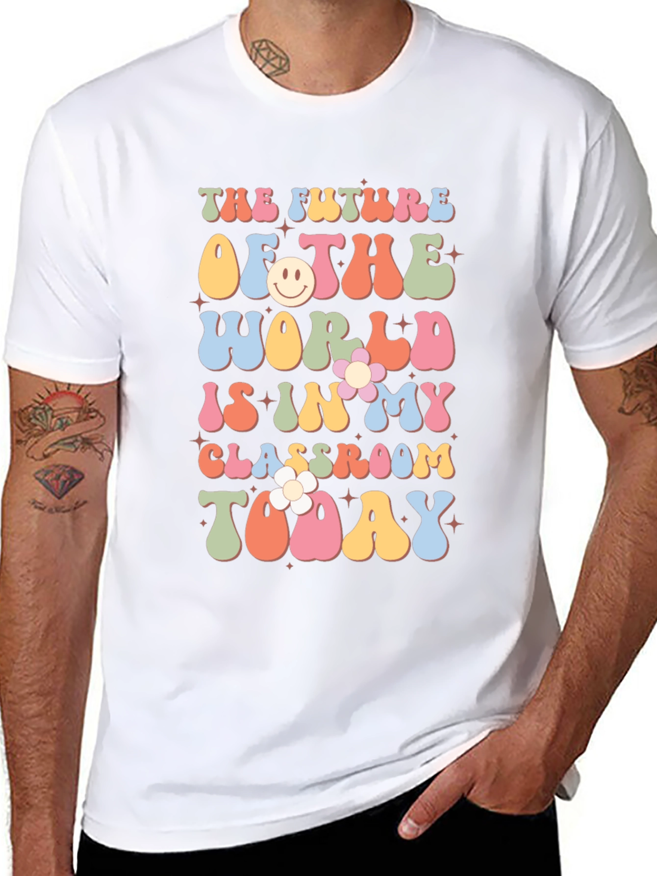 Future World Classroom Teacher T-Shirt