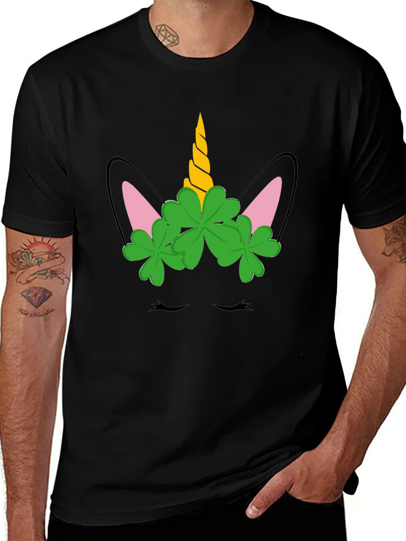 Lucky Unicorn St. Patricks Day T-Shirt