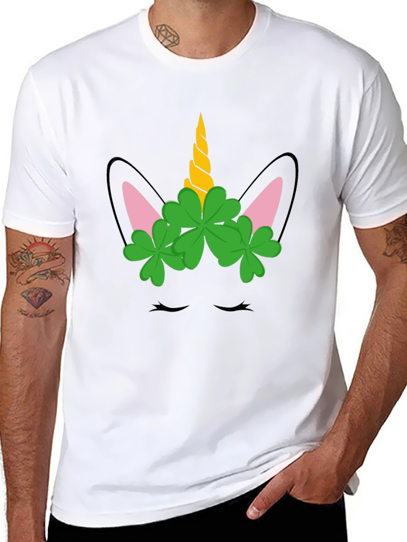 Lucky Unicorn St. Patricks Day T-Shirt