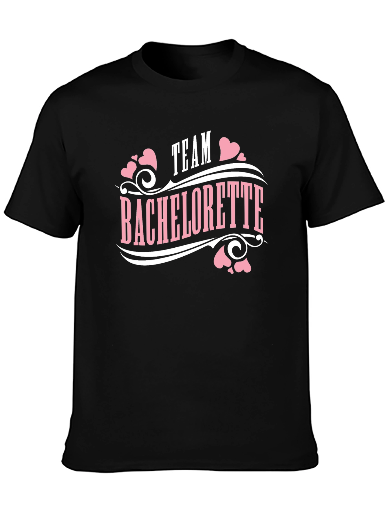 Team Bachelorette Black T-Shirt