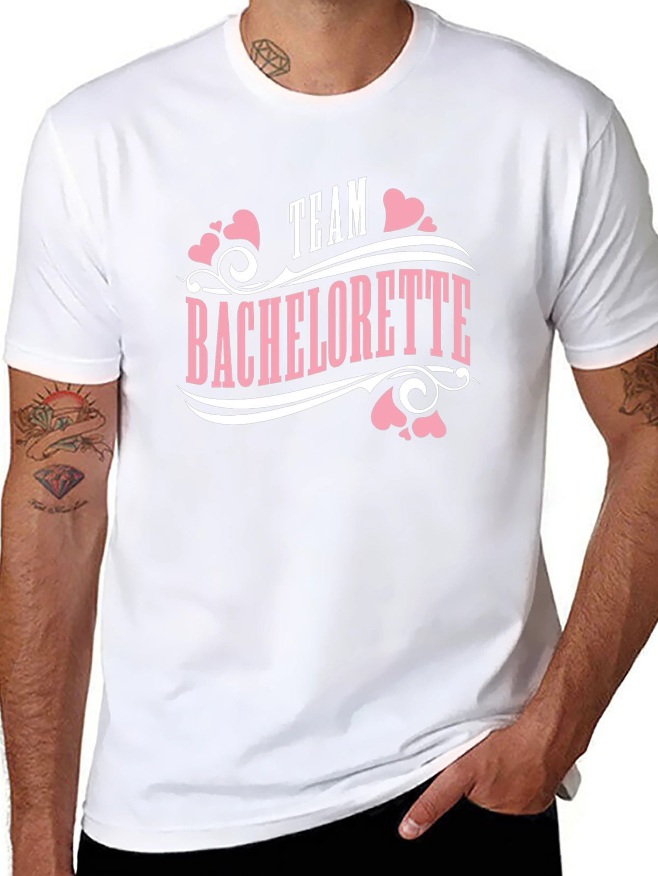 Team Bachelorette Black T-Shirt