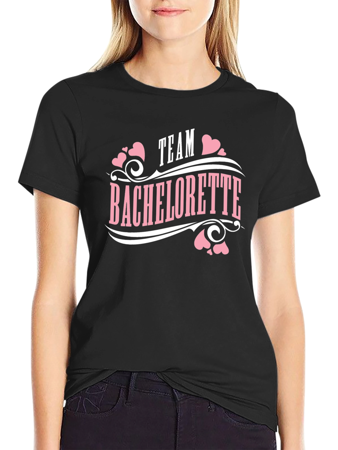 Team Bachelorette Black T-Shirt