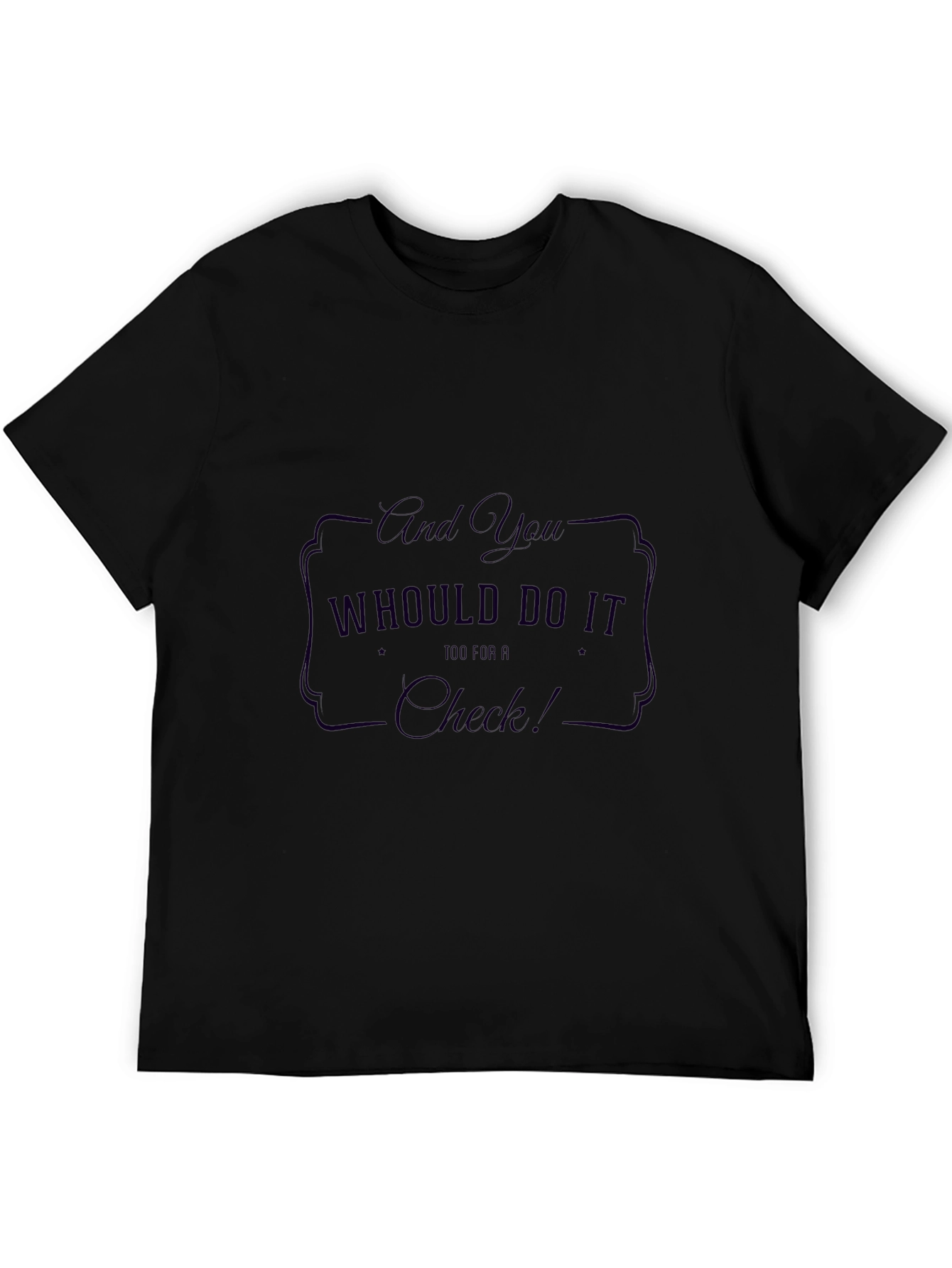 Funny Sarcastic Check Graphic Tee