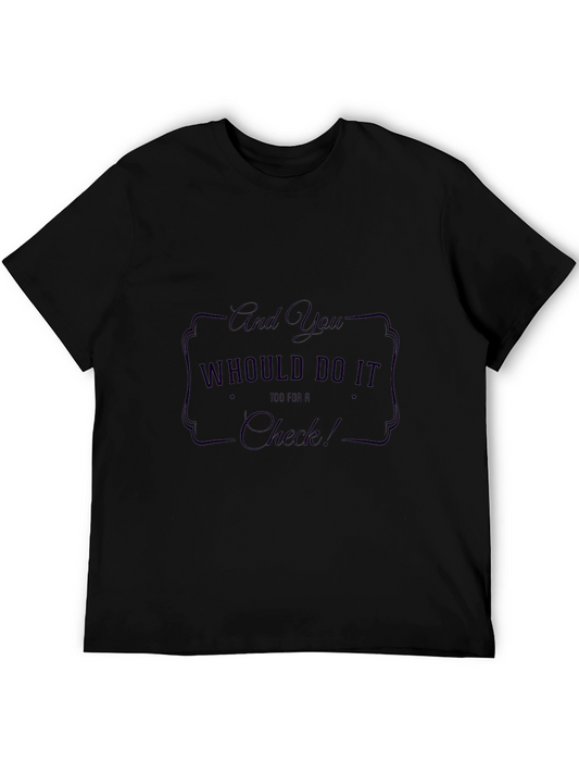Funny Sarcastic Check Graphic Tee