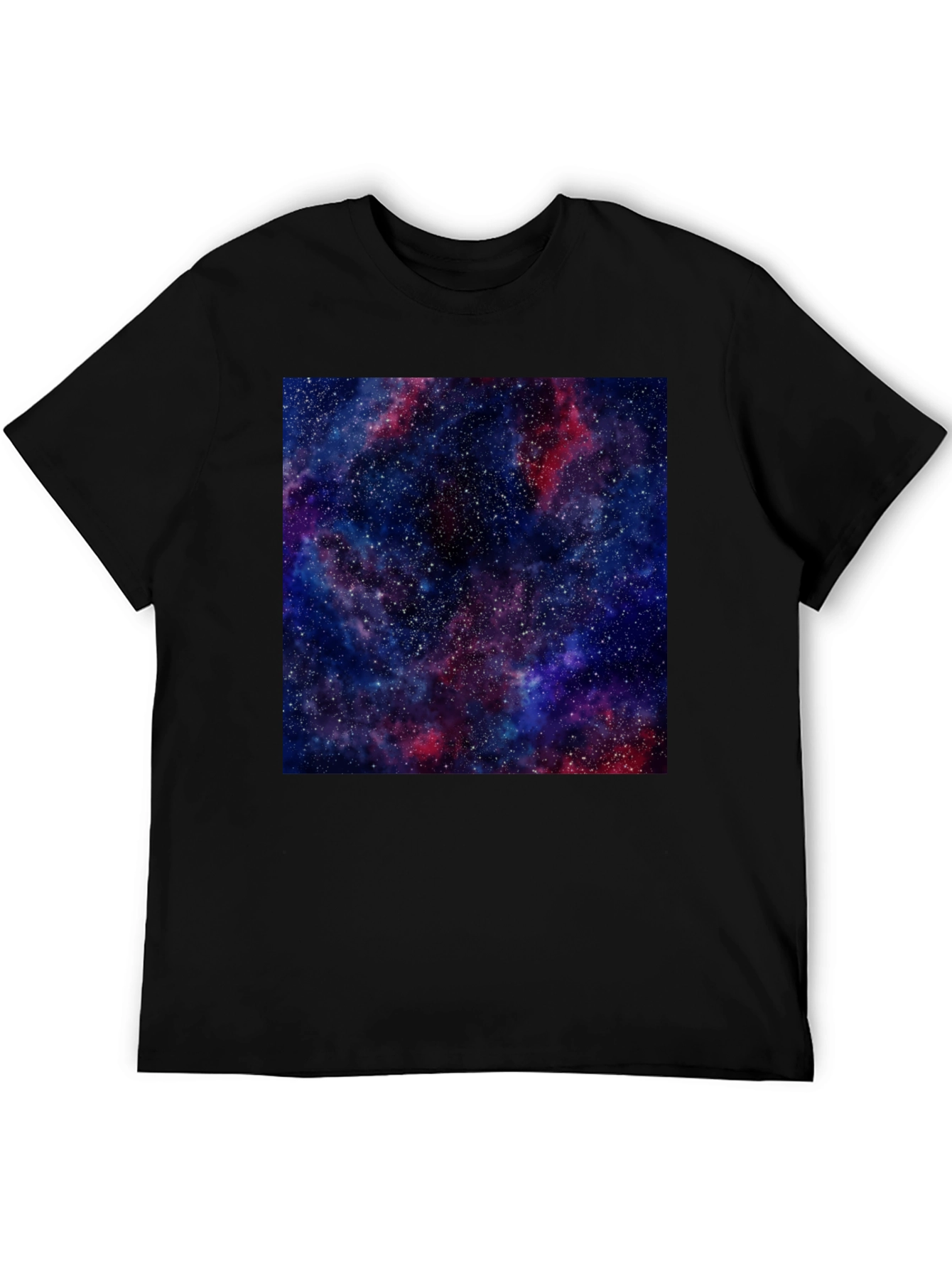 Nebula Print Black T-Shirt
