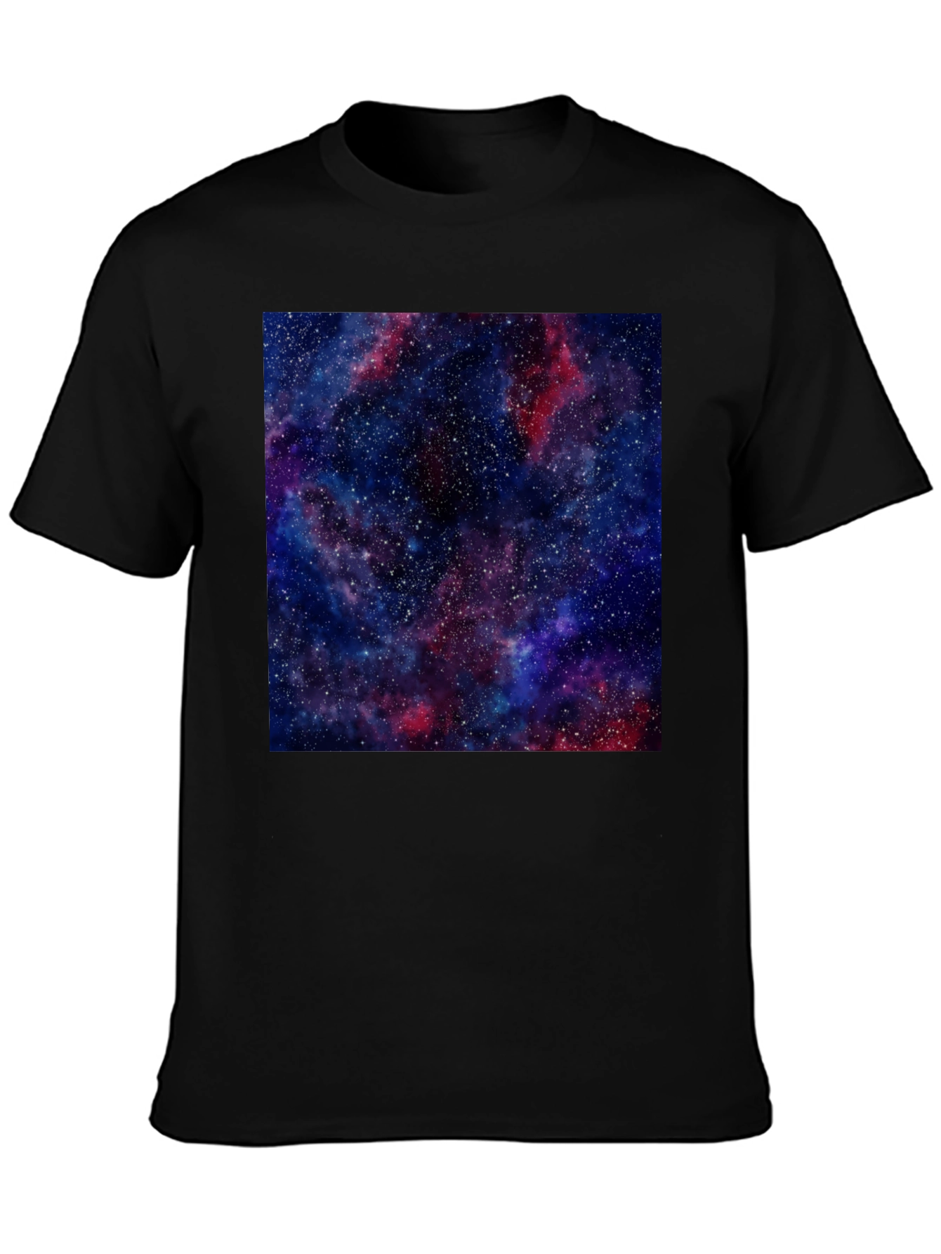 Nebula Print Black T-Shirt