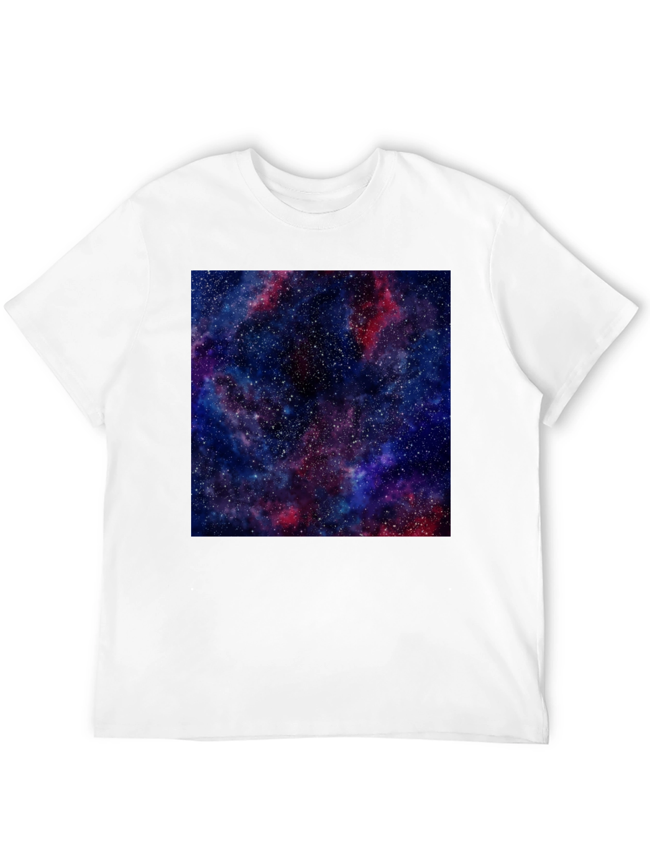 Nebula Print Black T-Shirt