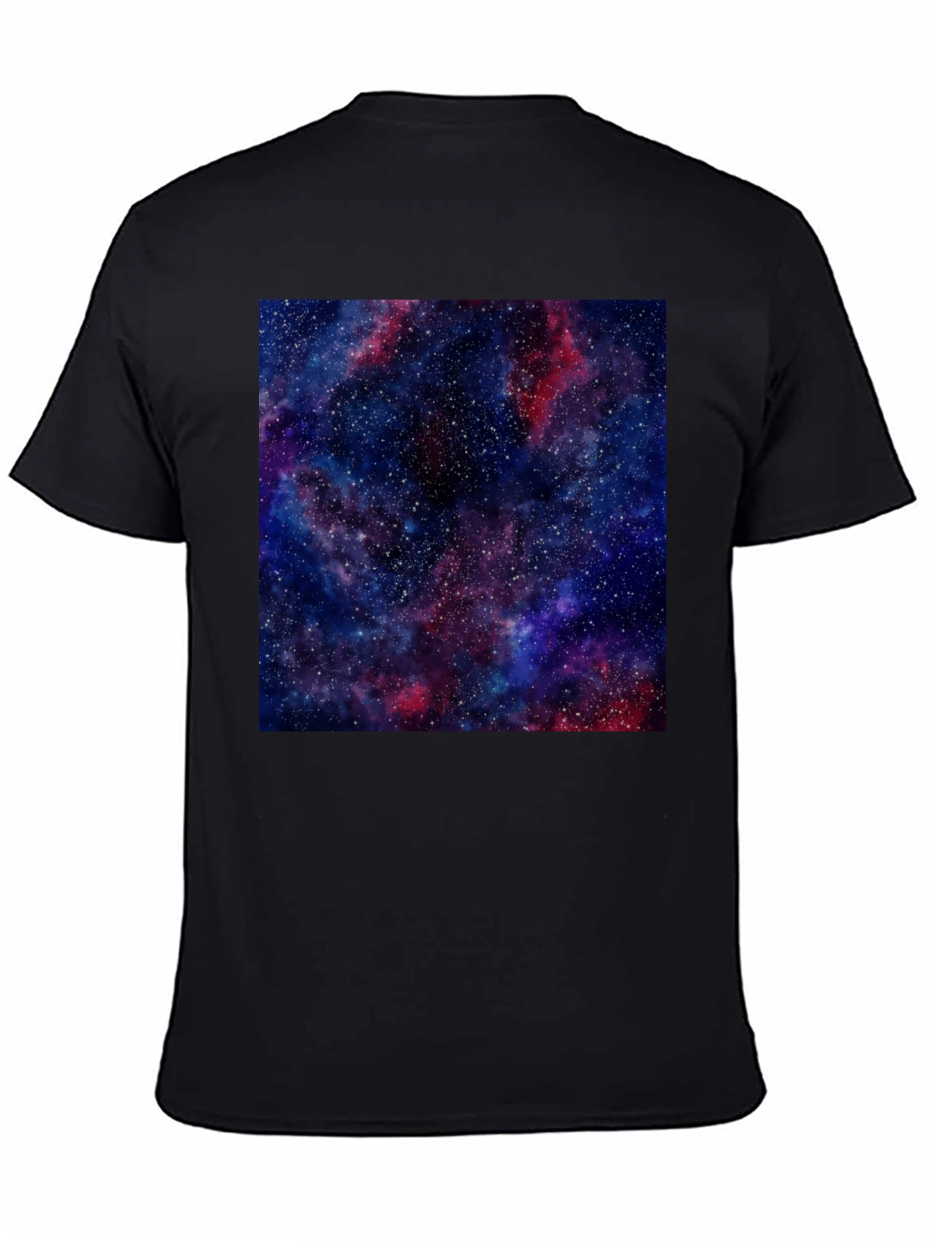 Nebula Print Black T-Shirt