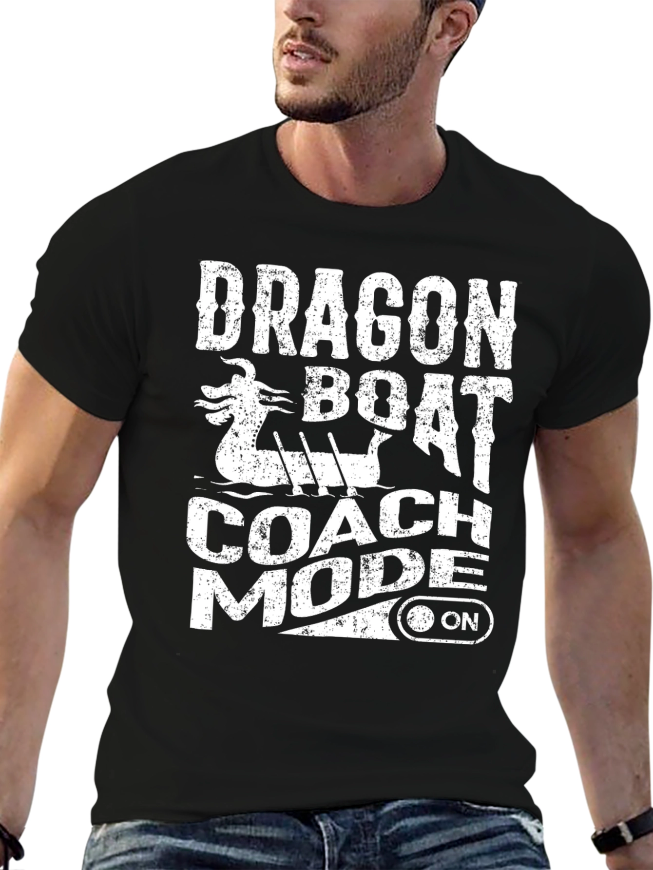 Dragon Boat Coach Mode On T-Shirt