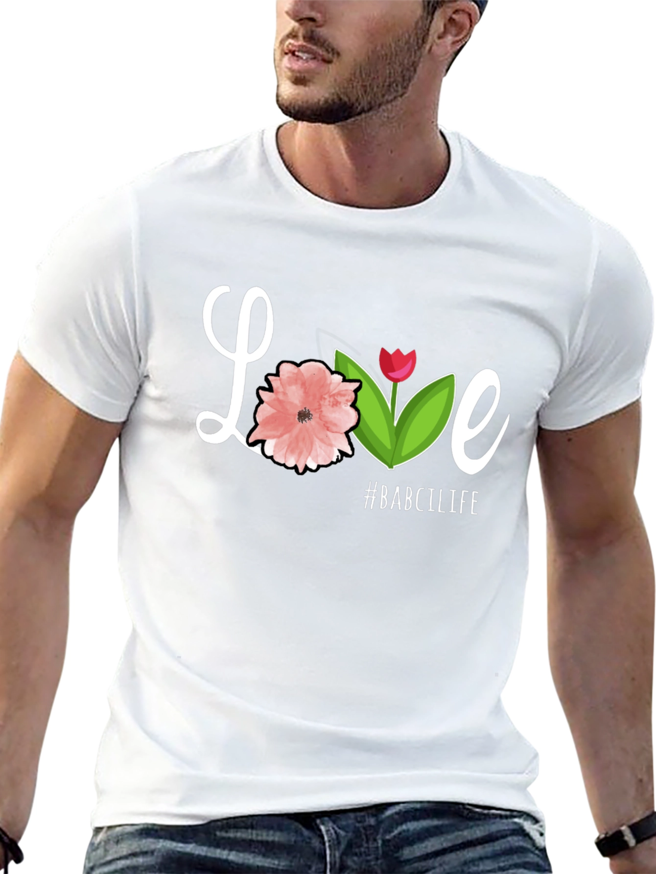 Love #BABCILIFE Black Graphic Tee