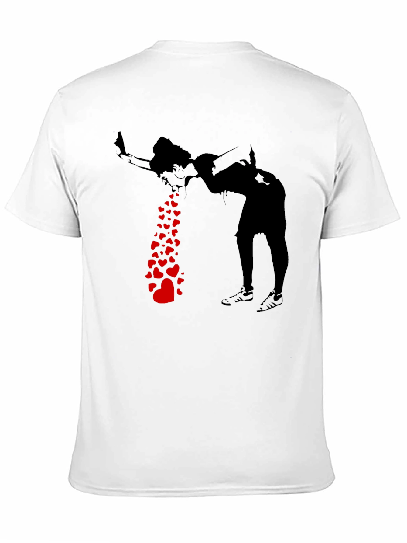 Heart Vomit T-Shirt - Edgy Graphic Tee
