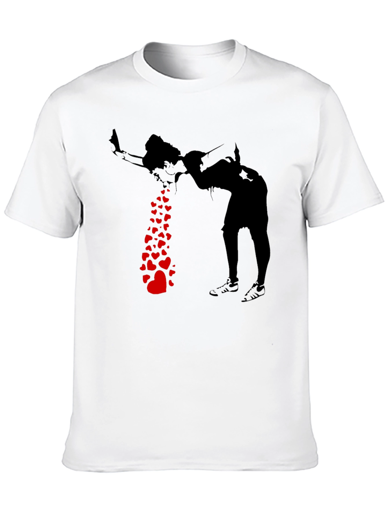 Heart Vomit T-Shirt - Edgy Graphic Tee