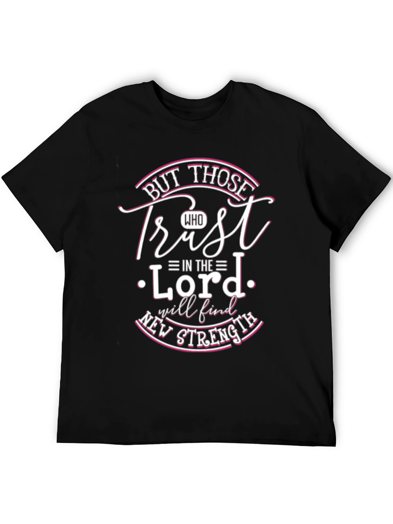 Trust in the Lord Black Graphic Tee