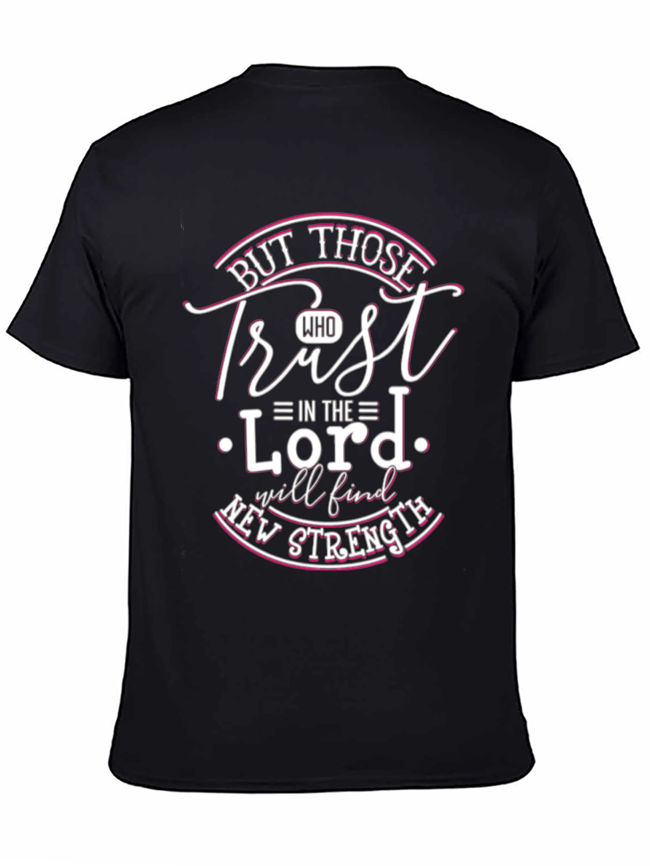 Trust in the Lord Black Graphic Tee