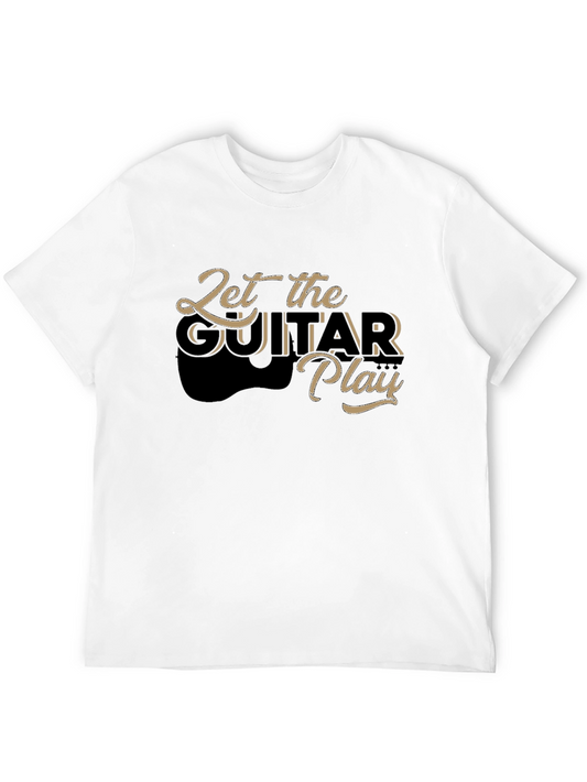 Let the Guitar Play Black T-Shirt